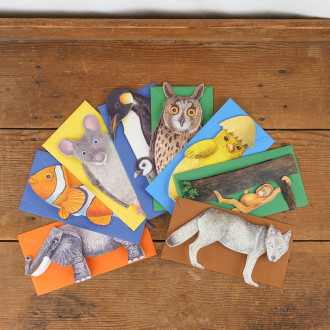 Cartes animaux en relief