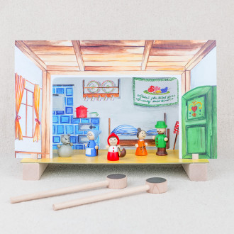 Théâtre Petit Chaperon Rouge bois