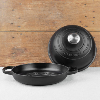 Cocotte a pain fonte émaillée noir