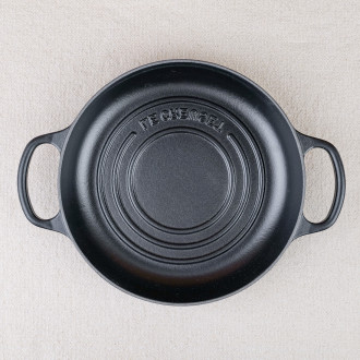 Cocotte a pain fonte émaillée noir