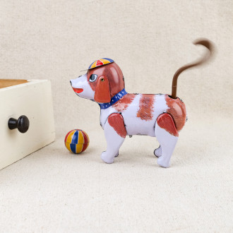 jouet chien mécanique remue sa queue