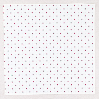 4 Serviettes calissons en coton 45 x 45 cm