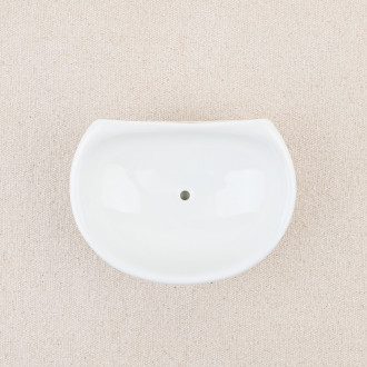 Porte-savon mural en porcelaine