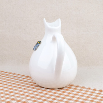 pichet blanc cigale