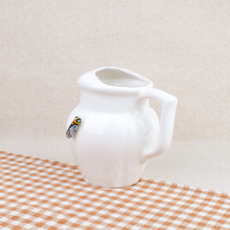 Carafe cigale blanche