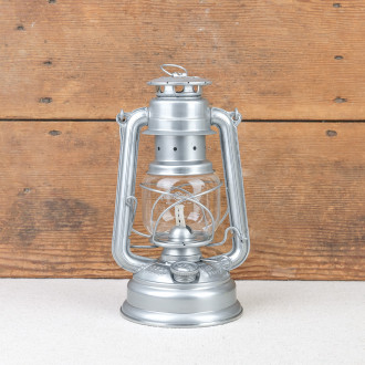 Lampe tempête métal brut