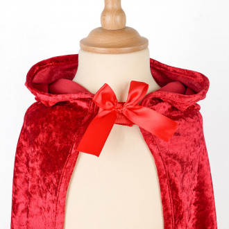 Red velvet cape