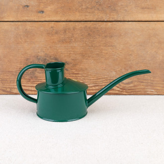 Petit arrosoir en métal émaillé vert 0,5 L