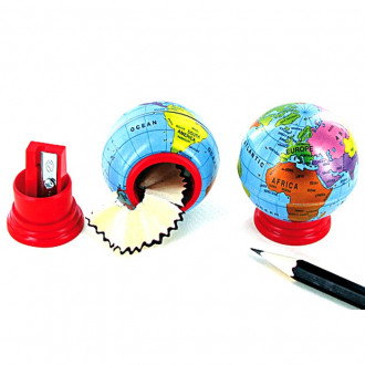 Globe pencil sharpener