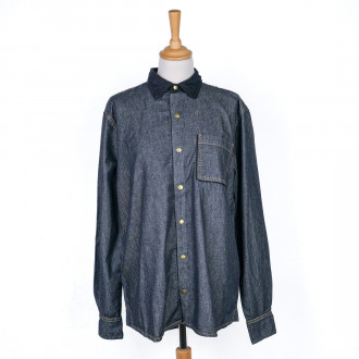 Chemise en jean et velours côtelé mixte