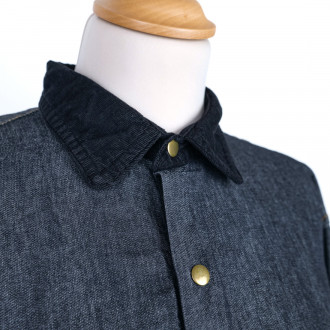 Boutons pression dorés