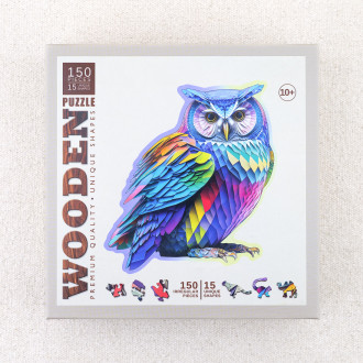 Wooden Owl puzzle 150 pieces