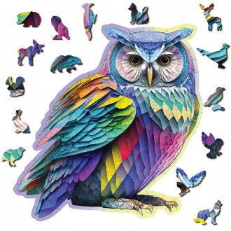 Wooden Owl puzzle 150 pieces