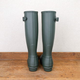 Hunter olive green high boots