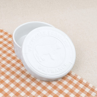 Cloche à camembert en porcelaine