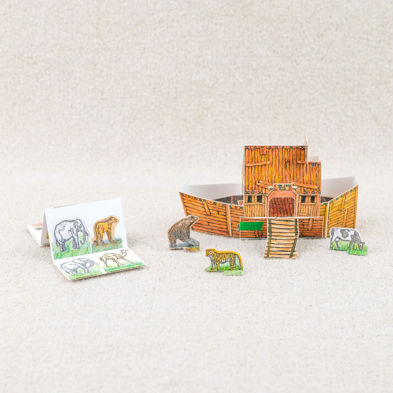 Jeu de construction papier Arche de Noé