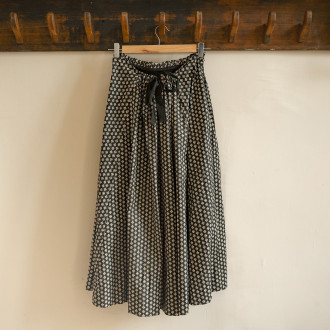 Jupe longue taille élastique motifs provençaux