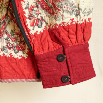 Veste matelassée manches bouffantes