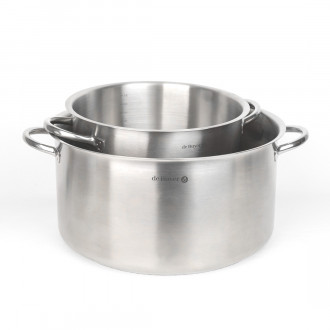 Prim'appety stainless steel casserole De Buyer two sizes