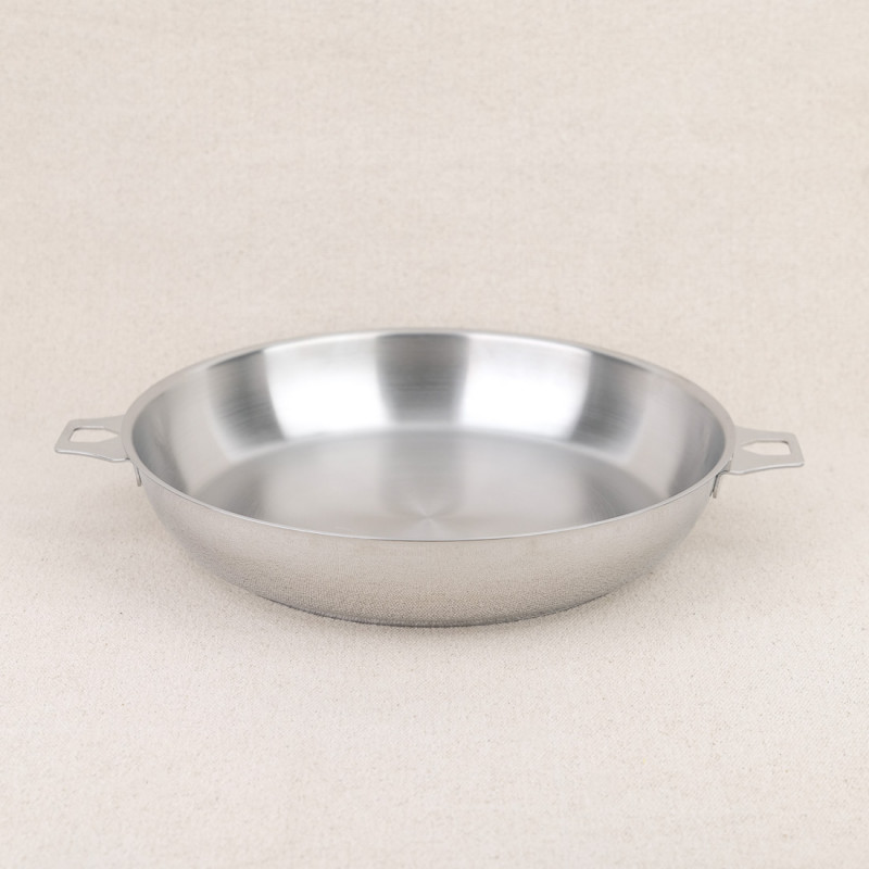 Poêle inox Twisty De Buyer diamètre 28 cm