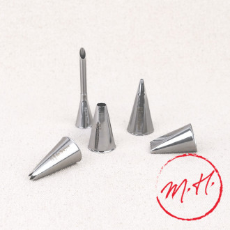 Lot de 5 douilles inox assorties De Buyer