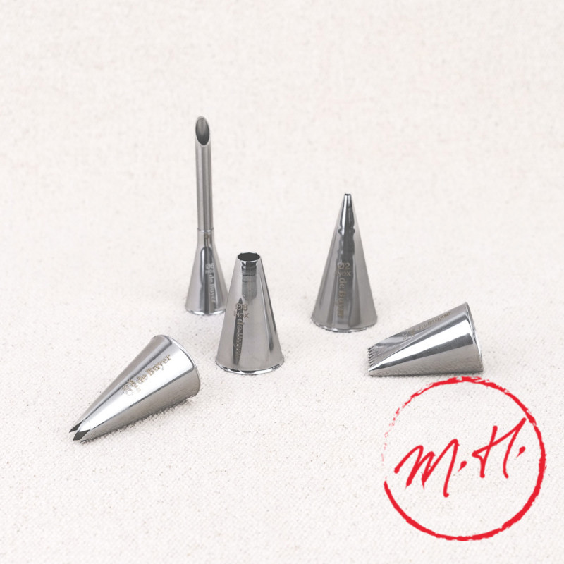 Lot de 5 douilles inox assorties De Buyer