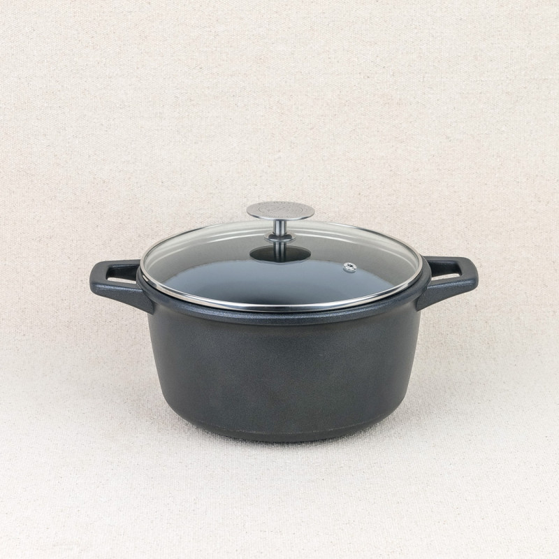Cast-iron casserole with lid De Buyer 20 cm