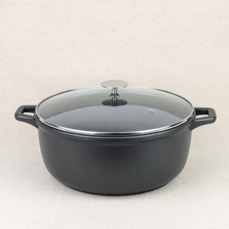 Cast-iron casserole with lid De Buyer 28cm