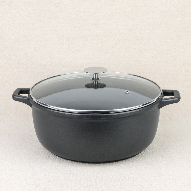 Cast-iron casserole with lid De Buyer 28cm