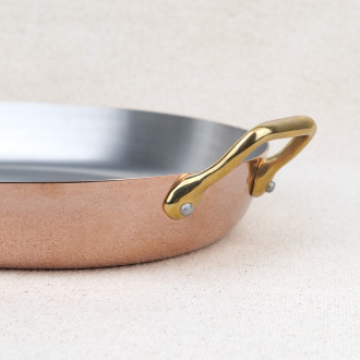 Plat ovale inocuivre anses laiton anses