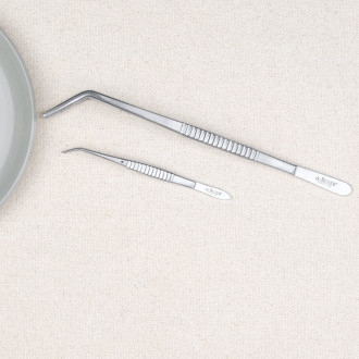 Pince de précision courbée De Buyer