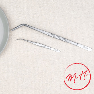 Pince de précision courbée De Buyer