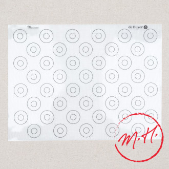 Silicone macaroon mat De Buyer