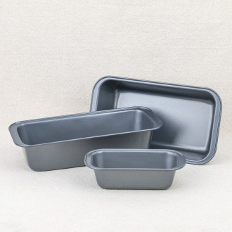 Non-stick cake mould with rounded corners De Buyer