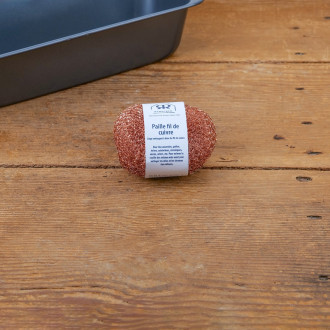 Paille de fer en cuivre