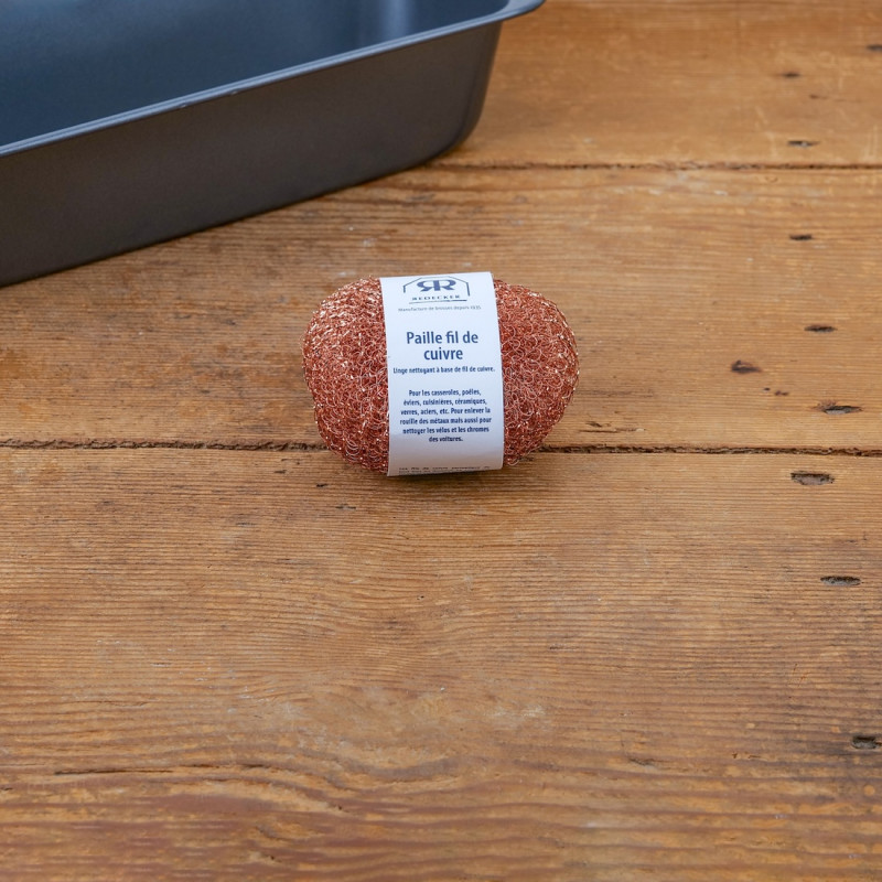 Paille de fer en cuivre