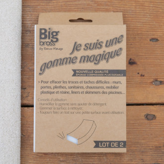 Lot de 2 éponges magiques