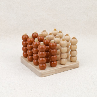 Jeu en bois Tic Tac Toe