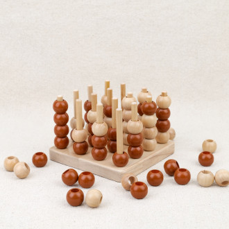 Jeu en bois Tic Tac Toe