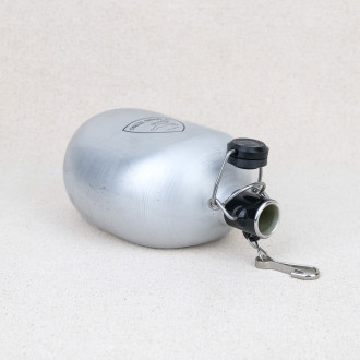 Raw aluminium water bottle