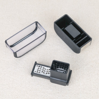 Microplane garlic cutter