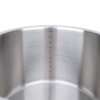 Braisière De Buyer inox brossé avec graduations