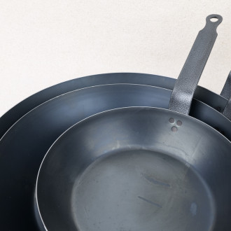 Poêle tôle d'acier "la Lyonnaise" De Buyer