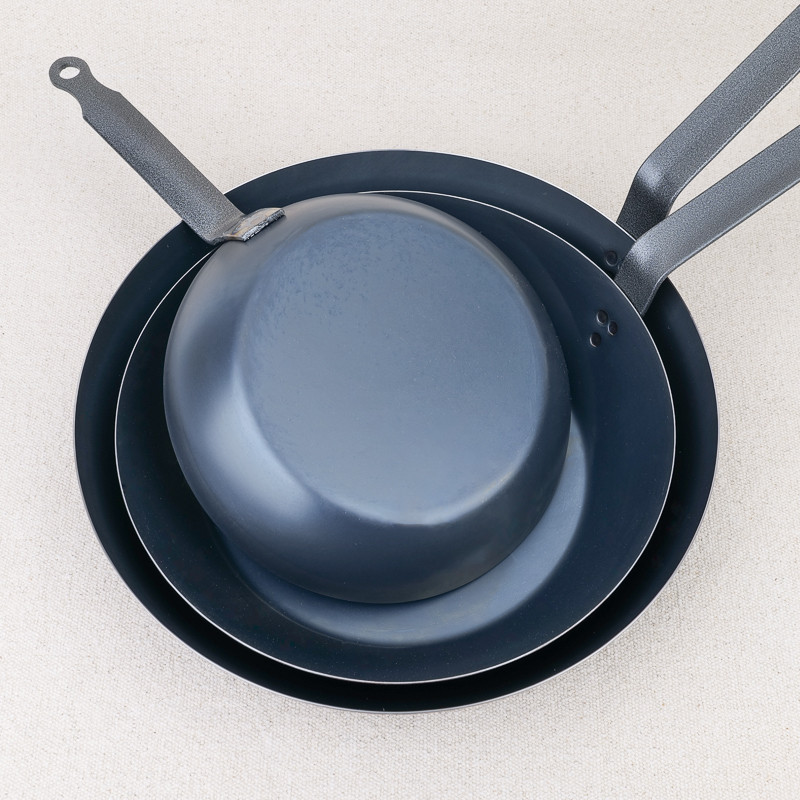 Poêle tôle d'acier "la Lyonnaise" De Buyer