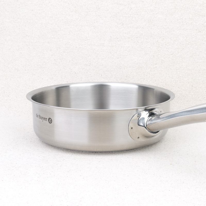Sauteuse droite de Buyer inox brossé