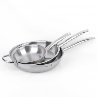 Poêle de Buyer inox brossé