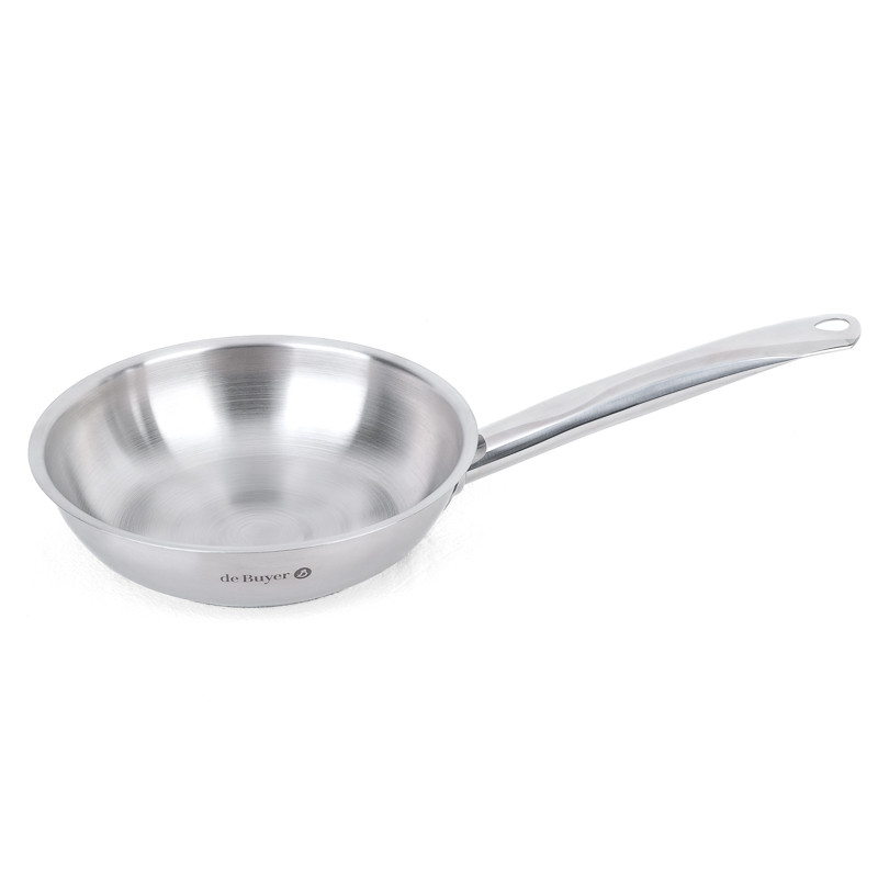 Poêle de Buyer inox brossé