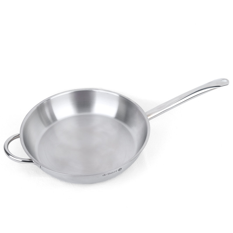 Poêle de Buyer inox brossé ø32 cm