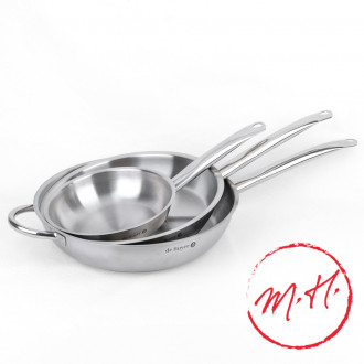 Poêle de Buyer inox brossé