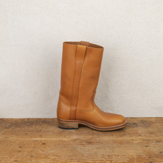 Gardian Botte Camarguaises en cuir naturel